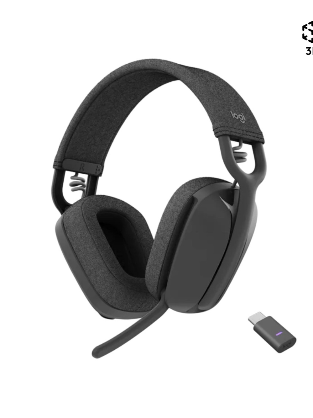 Logitech Black Zone Vibe Wireless Headset